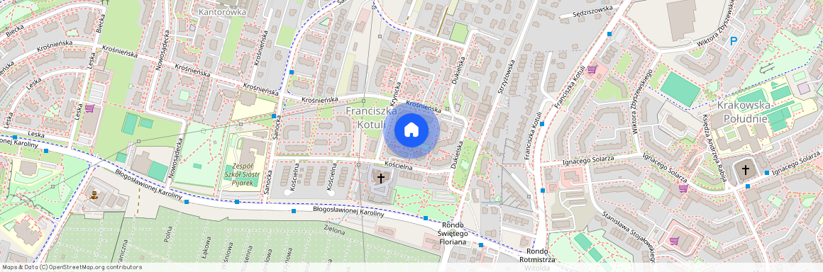 ul. Krynicka, Franciszka Kotuli, Rzeszów, podkarpackie