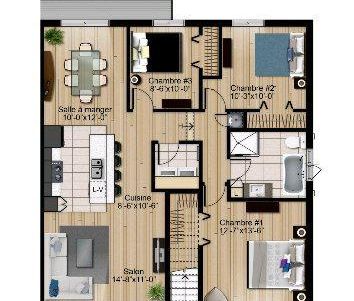 5 1/2 à louer - Sainte-marthe-sur-le-lac - Photo 4