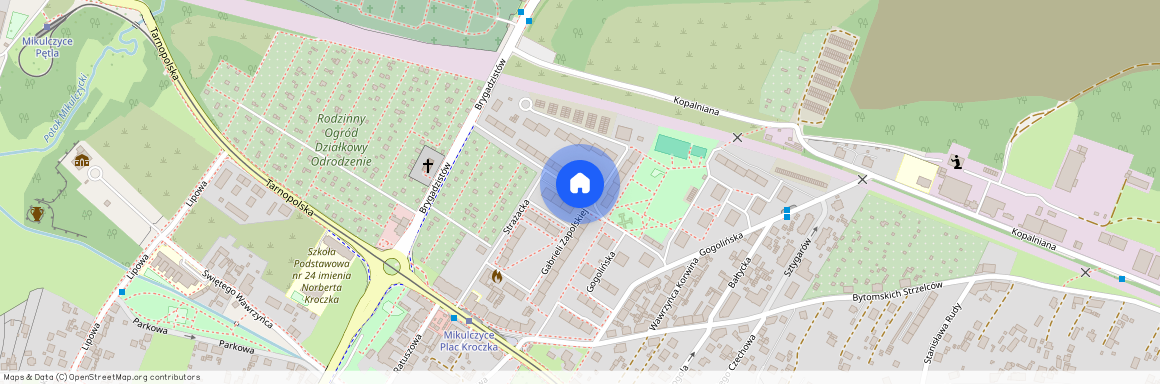 ul. Gabrieli Zapolskiej, Mikulczyce, Zabrze, śląskie