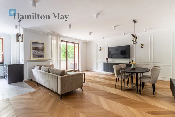 Wyjątkowy, czteropokojowy apartament w zielonej części Powiśla - Photo 1