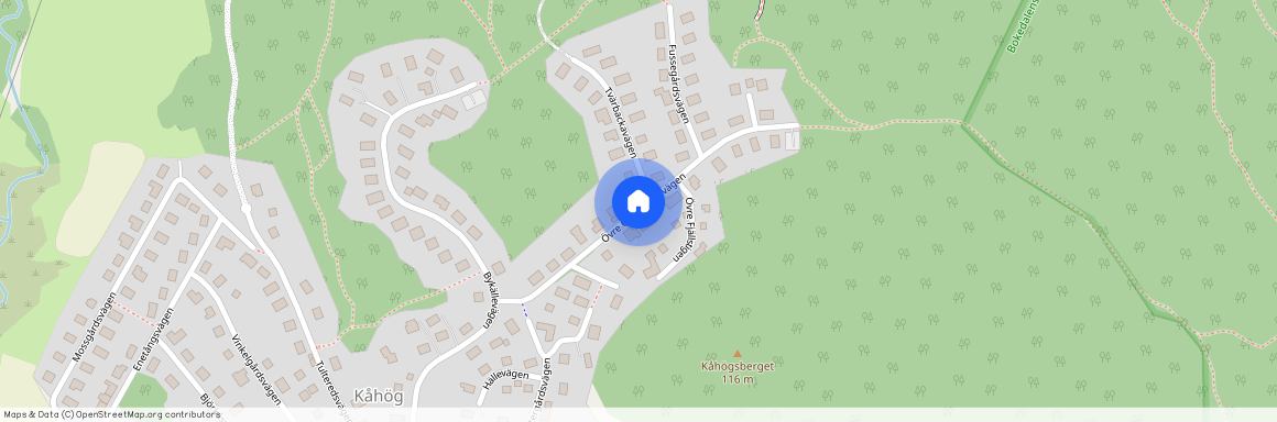 Övre Östergårdsvägen, Jonsered