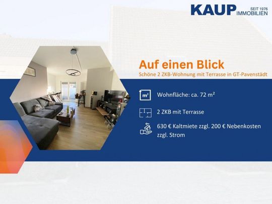 Gemütliche Erdgeschosswohnung in GT-Pavenstädt - Foto 1