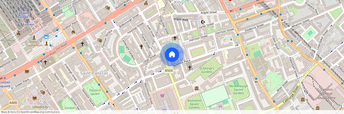 Judd Street, Bloomsbury, WC1H