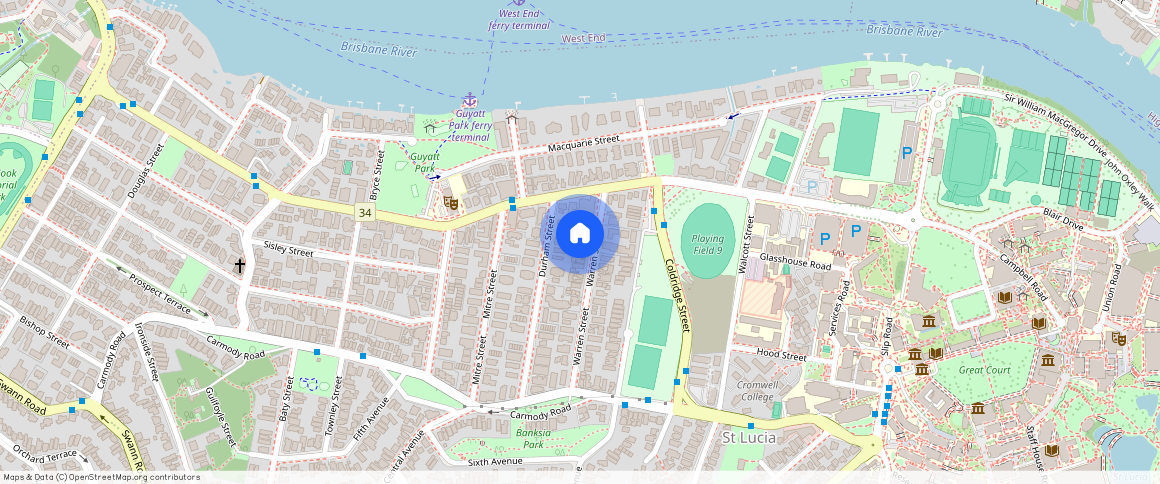 ** Warren Street, St Lucia, QLD 4067