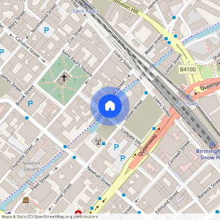 Penthouse, Ludgate Loft Apartments, 17 Ludgate Hill, Birmingham, B3 1DW