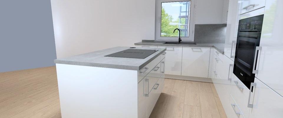 Traumhaftes 3-Zimmer-Penthouse- Erstbezug mit Premium-Einbauküche - Foto 1