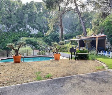 A louer maison meublée de type 4 avec Piscine et garages a Marseille 13011 La treille - Photo 6