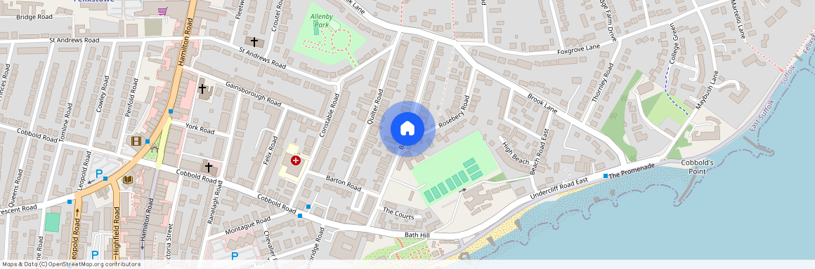 Court Side Terrace, Bath Road, Felixstowe, IP11