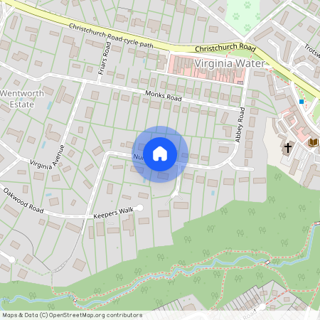 Nuns Walk, Virginia Water, Surrey GU25