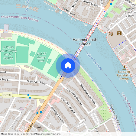 Riverview Gardens, Castelnau, London, SW13