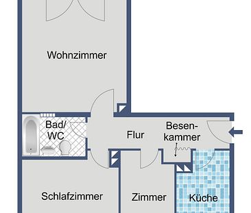 Gemütliche Wohnung sucht Nachmieter! - Photo 1