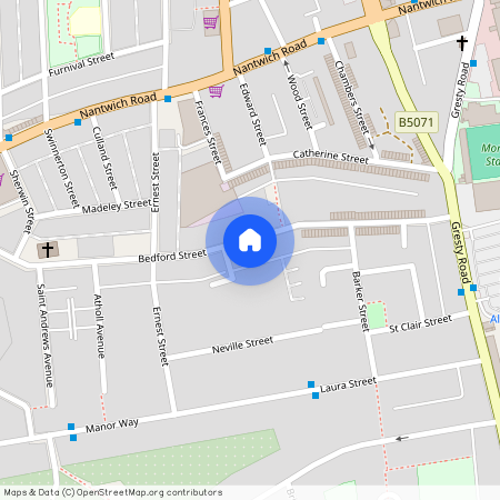 Bedford Street, Crewe, CW2