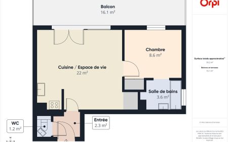 Appartement à louer 2 pièces • Ostwald - Photo 3