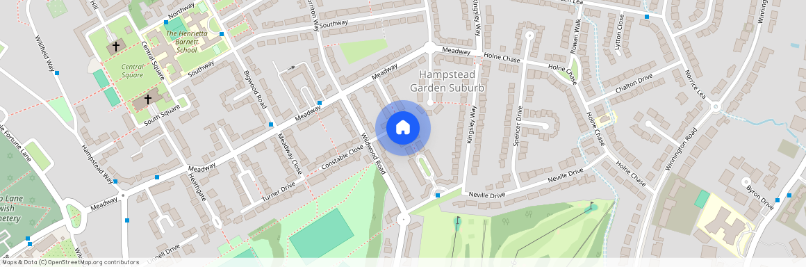 Raeburn Close, Hampstead Garden Suburb, London, NW11