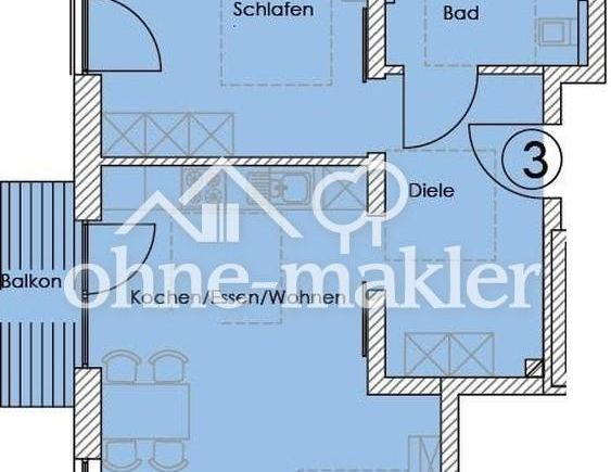 schöne 2 Zimmer Wohnung - Neubau - barrierefrei - Foto 1