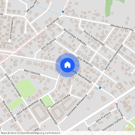 ul. Ludwika Waryńskiego, Września, Września, wrzesiński, wielkopolskie