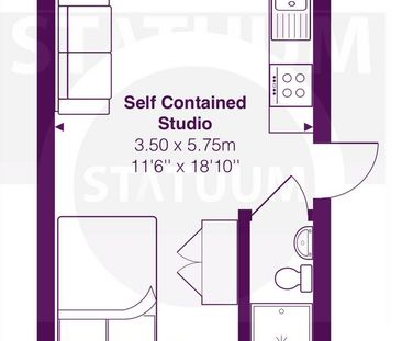 Studio to rent - Photo 5