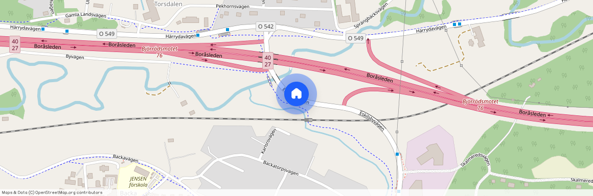 Eskilsbyvägen, Landvetter