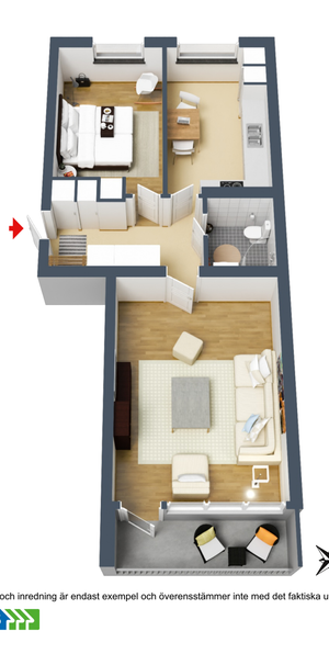 Kronetorpsgatan 33A, Segevång - Photo 1