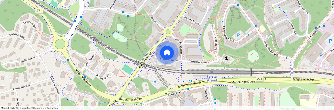 Farsta strand, Stockholm, Brattforsgatan 14