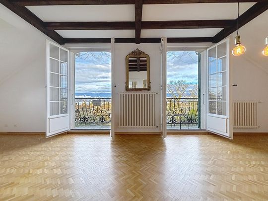 3.5 charming semi-furnished rooms with beautiful lake view - Photo 1