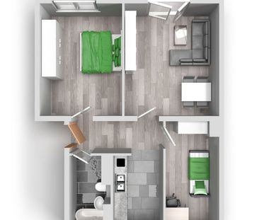 3-Raum-Wohnung Moskauer Straße 34 - Foto 2