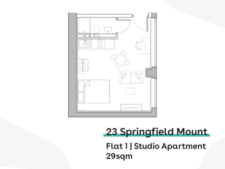 Studio to rent - Photo 3