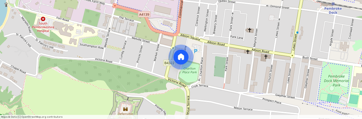 Co-op Lane, Pembroke Dock, SA72