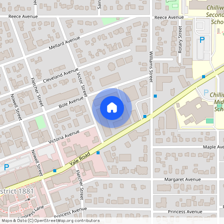 $1400 Property Location #403 46150 Bole Avenue Chilliwack, BC, V2P 0B7 Canada