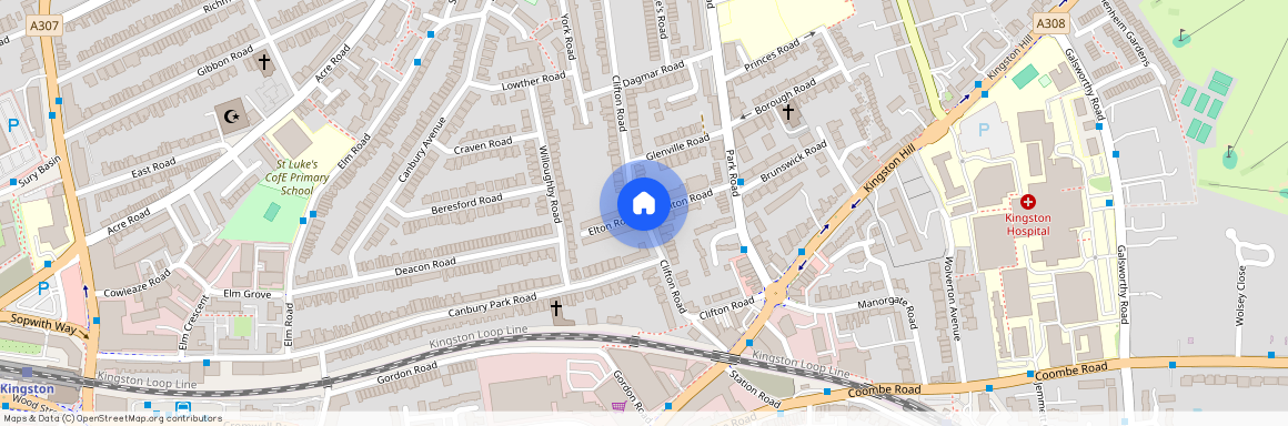 Elton Road, Kingston Upon Thames, Greater London, KT2