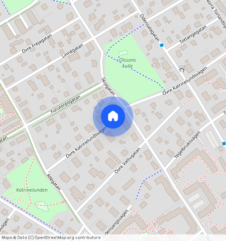 Övre Katrinelundsvägen, Östersund