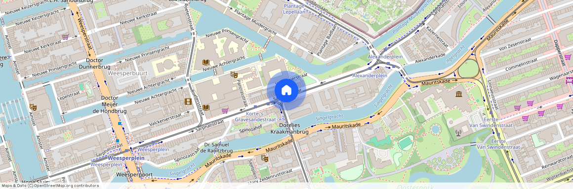 Weesperbuurt/Plantage, 1018 GB, Sarphatistraat, Amsterdam