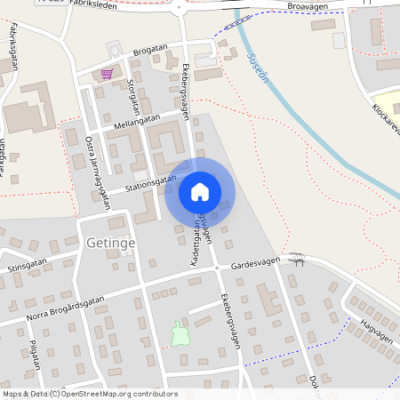 Ekebergsvägen, Getinge