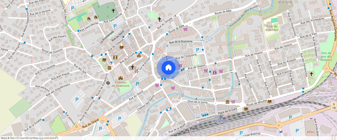 Rue des Bâts **, Delémont