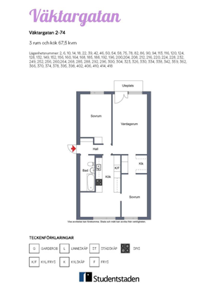 Väktargatan 28 A, 75422, Uppsala - Photo 1