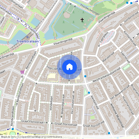 Schrijversbuurt, 3117 SC, Filips van Bourgondiëstraat, Schiedam