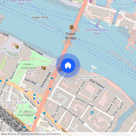 Horselydown Lane, Shad Thames, SE1, London