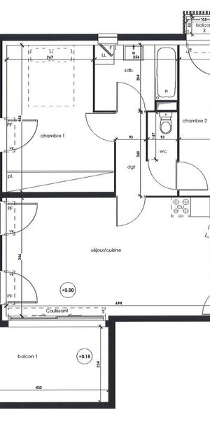 Location Appartement 3 pièces 66m² REZE 44400 - Photo 2
