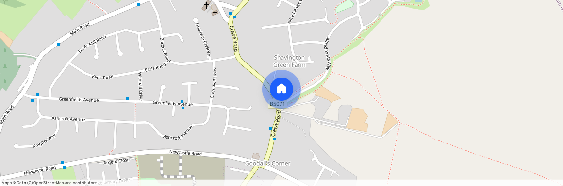 Crewe Road, Shavington, Cheshire