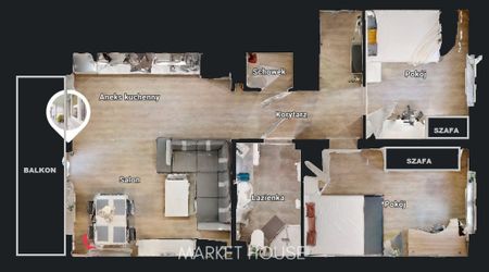 Dobry standard! 3 pokoje, klimatyzacja, parking - Фото 5