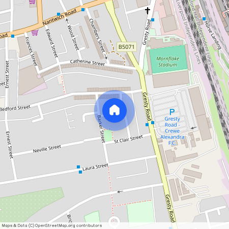 Dario Gradi Drive, Crewe, CW2