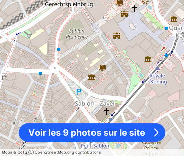 Studio for rent in Sablon, Brussels - Photo 1