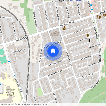 Oxford Street, Saltburn-By-The-Sea, Cleveland, TS12