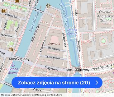 Mieszkanie na Wyspie Spichrzów 2-pokojowe z balkonem w Gdańsku – zdjęcie 1