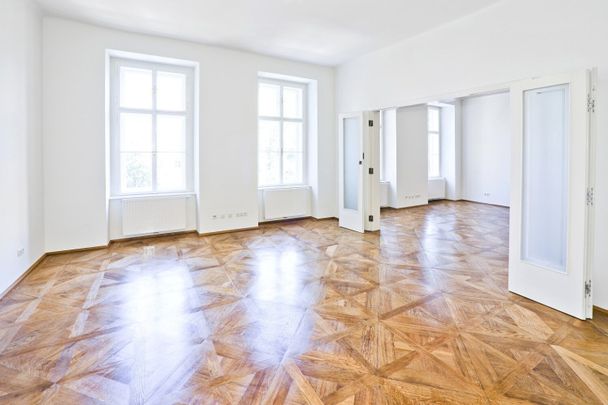 Zeitlose Eleganz im Herzen Wiens – Repräsentativer Altbau am Opernring | 150m², 3-Zimmer, Staatsoper-Blick - Foto 1