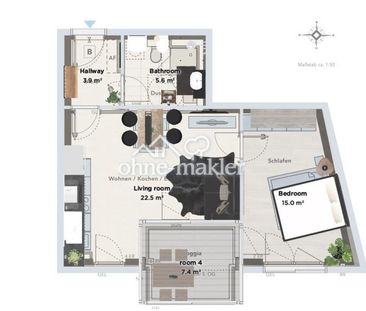 Wohnung München ab 01.01.26 zu vermieten (Neubau 2024) - Photo 1