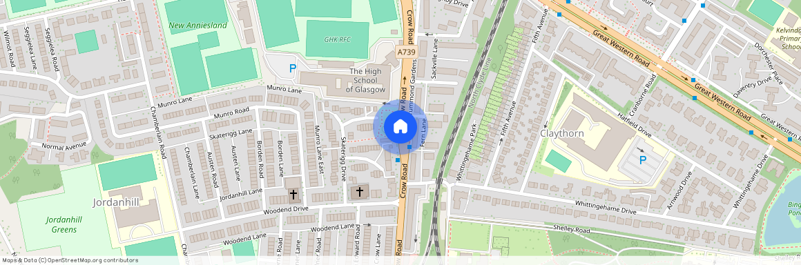 Flat /, Crow Road, Glasgow