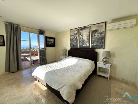 Villa climatisée pour 8 personnes avec piscine privée et vue mer à Carqueiranne - Photo 4