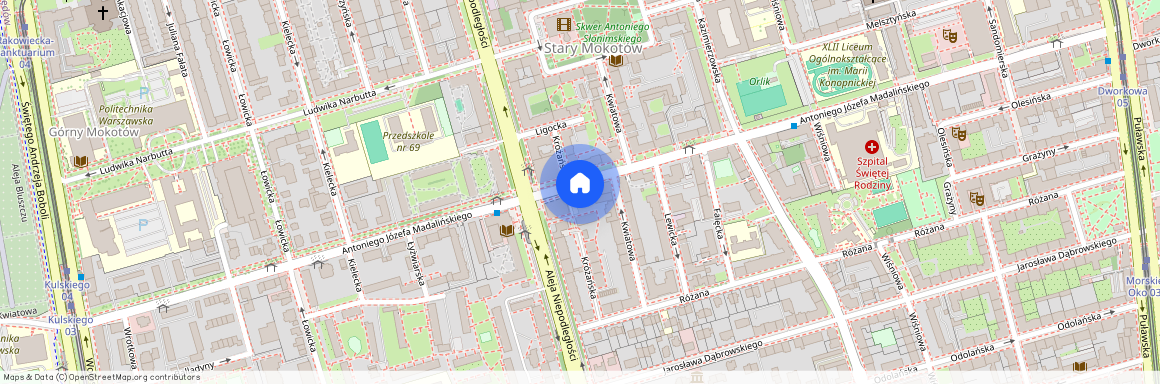 57 Madalińskiego Mokotów Warszawa Polska