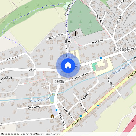 Obchodní, Králův Dvůr - Počaply, okres Beroun